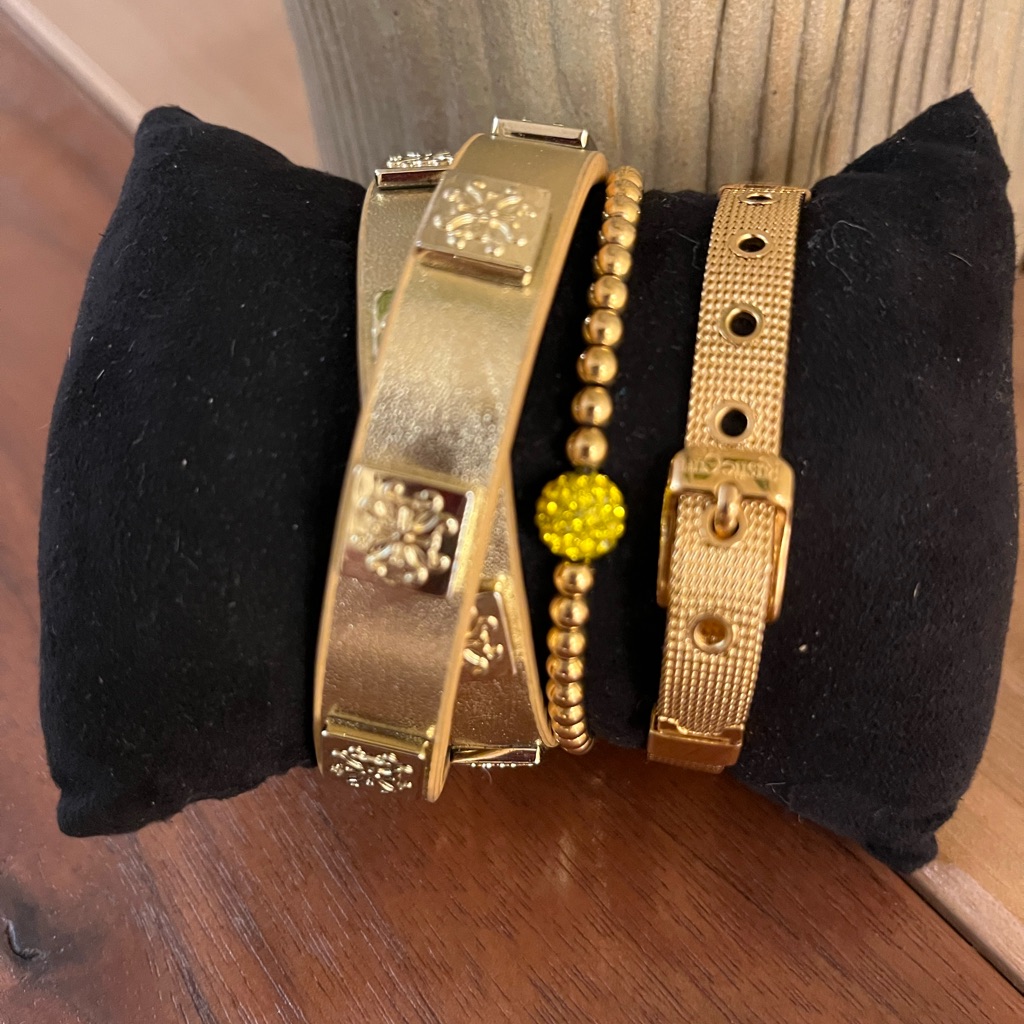 Rustic Cuff Gold 3-Piece Stack
